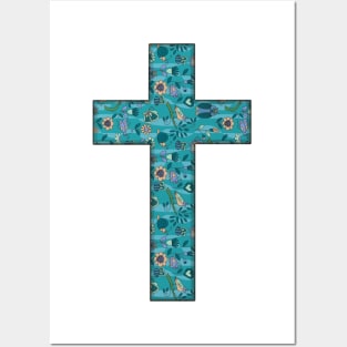 Christian Cross Posters and Art